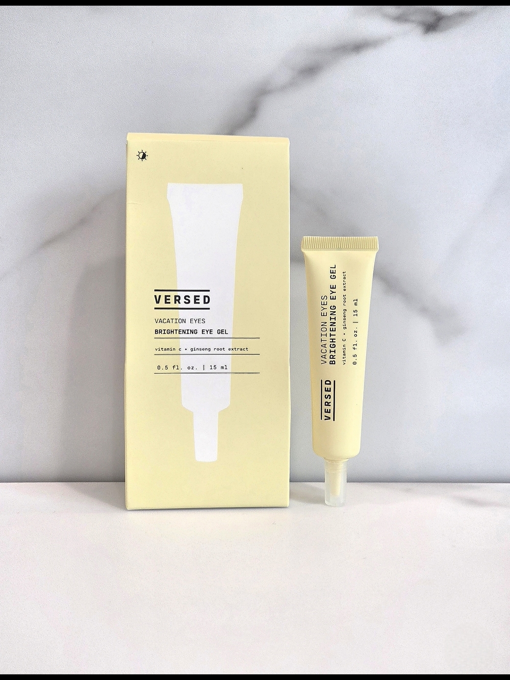 Versed Weekend Glow Brightening Eye Gel .5oz - NEW IN BOX